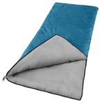 Trajectory 2in1 Sleeping Bag & Convertible Blanket for Travel, Camping, Hiking, and Trekking | Dual Color Reversible Design | Suitable for Men and Women