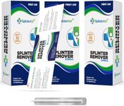 SplinterAid Painless Splinter Removal Kit - 3 Pack | Quick & Easy Splinter Out | Essential First Aid for Home, Travel, Camping, Hiking, Woodworking, DIY & Outdoor Adventures | No Tweezers Needed