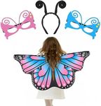 FANKUTOYS 4 Pcs Kids Butterfly Wing