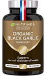 Organic Black Garlic (Fermented) | Patented Extract Standardised in S-Allyl-cysteine | Immune System Booster | Natural Antioxidant | 90 Vegan Capsules (250mg) | French Expertise