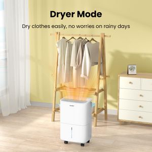 COMFEE Aqua Dry 12L Dehumidifier – Portable Home Moisture Removal