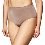 Wacoal Women's B Smooth Brief Panty, Cappuccino, Large