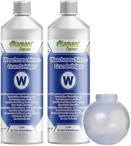 Diamant Express® Waschmaschinen-Reiniger, Jahresvorrat, Effektive Grundreingung gegen Kalk, Ablagerungen und Gerüche. Made in Germany, 2x1L