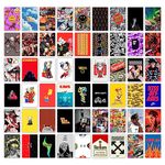 CodersParadise Pack of 54 Hypebeast Aesthetic Wall Collage Kit Posters - 4 x 6 Inches Posters for Wall Decoration - Wall Art For Bedroom, Office, Living room, Dorm room - Glue Dots Included