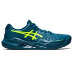 ASICS Men's Gel-Challenger 14 Shoes, 12, RESTFUL Teal/Safety Yellow