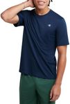 Champion Men's T-Shirt, Sport Tee, Moisture Wicking, Anti Odor, Athletic T-Shirt for Men (Reg. Or Big & Tall), Navy, 4X-Large Big