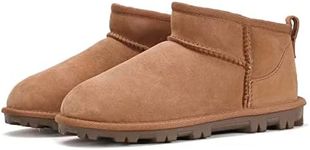 Kirkland Signature 7771038 Shearling Kids Boot, Chestnut, UK 3