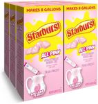 Starburst Gallons To Go Powdered Drink Mix, 8-Count Box (6 Pack), All Pink Strawberry - Low Calorie and Zero Sugar Drink Mix, Each Stick Makes 1 Gallon-Sized Pitcher