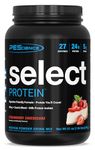 PEScience Select Low Carb Protein Powder, Strawberry Cheesecake, 27 Serving, Keto Friendly and Gluten Free