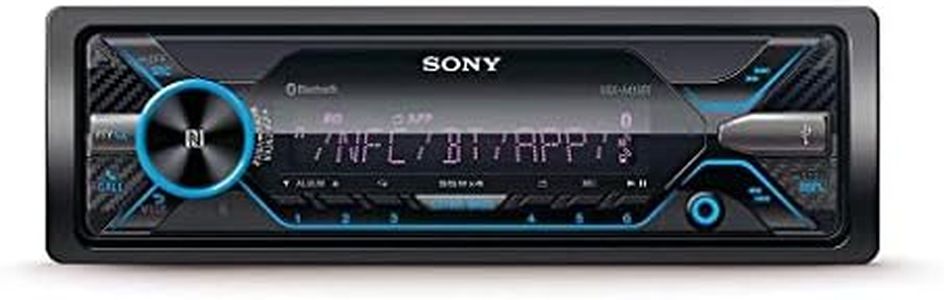 Sony DSX-A416BT Car Radio with Dual Bluetooth, NFC, USB and AUX Connection and Apple iPod/iPhone Control, 35000 Colours and Handsfree - Multi-Colour