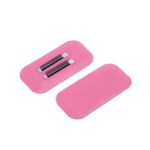 ANNAFRIS Eyelash Extensions Holder 2Pcs Reusable Silicone Forehead Pallet Sticking Eyelash Pad Silica Gel Lash Extension Tray Holder(Forehead Pad-Pink)