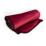 Avana Waterproof Throw - Sensual Blanket for Adults - Made in The USA - Regular Size, Micro-Velvet Red