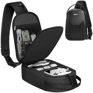 PEKREWS Air 3S Case, Portable Drone Bag Compatible with DJI Air 3, Travel Drone Backpack for DJI RC 2/N3/N2 Remote Controller, Sturdy Waterproof RC 2 Carrying Case for Fly More Combo Accessories