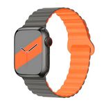 VEMIGON Silicone Magnetic Bands Compatible with Apple Watch Straps 46mm 45mm 44mm 42mm 49mm 41mm 40mm 38mm, Strong Magnetic Closure for iWatch Series 10 9 8 7 6 5 4 3 2 1 SE Ultra (Watch Not Included)