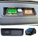 RUNROAD Dashboard Organizer Interior Tray Compatible with VW Atlas and Cross Sport 2018 2019 2020 2021 2022 2023 Accessories, Dash Mounted Storage Holder Insert Dash Board Black