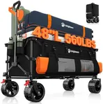 48" L Collapsible Wagon Cart Foldab