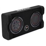 Kicker 48TRTP82 TRTP 8-inch (20cm) Thin Down Firing Subwoofer and Passive Radiator Enclosure, 2-Ohm, RoHS Compliant