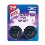 Harpic 100 gm - Lavender, Flushmatic In-Cistern Toilet Cleaner Blocks | Toilet Flush Cleaner Balls