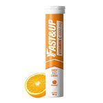 Fast&Up Vitamin C 1000 mg - High Strength - Helps Build Strong Immune System - 20 Effervescent Tablets - One Daily - Orange Flavour