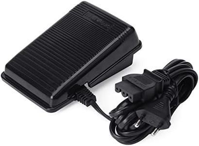 Pedal de máquina de Coser, Pedal Universal con Cable de alimentación para máquinas de Coser Cantante 220 V, Pedal de Control de pie de Costura, Control electrónico Universal