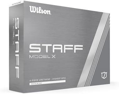 WILSON 2024 Staff Model X Golf Ball - 12 Balls, White