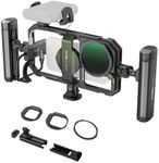 SmallRig x Brandon Li All-in-One Mobile Video Kit, Quick Release Universal Phone Video Rig Kit for iPhone for Samsung for Pixel, with Wireless Rotatable Handles for M.2 SSD w 67mm VND Filter - 4596