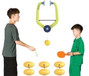 Famous Quality Children's Indoor Hanging Table Tennis Training Device PingPong Trainer Parent Child Interaction Toy Exerciser for Door Frame Portable - with 6 Balls