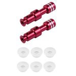 2 Pack Float Valve - ZYLONE Replacement Parts with 6 Sealer Gasket, Silicone Caps for Pressure Cooker Duo/Duo Plus/Lux 8 QT ( 6 Silicone Caps)