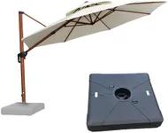 PURPLE LEAF Cantilever Umbrella wit