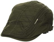 Thenice Mens Vintage Style Flat Cap Gatsby Ivy Caps Irish Hunting Hats (Army Green)