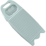 HASTHIP® Wash Board, Washboard for Hand Washing Clothes, Portable Non-Slip Laundry Scrub Board Household Manual Wash Clothes Laundry Pad for Laundry Home School Dormitory