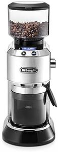 De'Longhi Dedica Electric Coffee Grinder KG521M, 18 Level Adjustable Grinding, Easy to Use LCD Display, Black