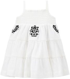 Carter's Baby Girls' Dress, White, 3 Months