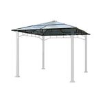 Replacement roof 3x3 m hardtop approx. 8 mm polycarbonate panels for Sunset Deluxe