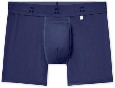 Tommy John Men's Air 4" Trunk Underwear - Hammock Pouch (Baritone Blue, XX-Large)
