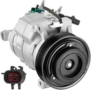 BDFHYK 98314 Air Conditioning A/C Compressor with Clutch Compatible with Jeep Grand Cherokee 2011-2021, Compatible with Dodge Charger 2011-2013, Durango 2011-2015, Challenger 2011-2014