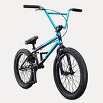 Mongoose Legion L80 Freestyle BMX Bike for Advanced-Level Riders, Adult Men Women, 4130 Chromoly Frame, and 20-Inch Wheels, Teal