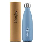 Laken Joy Stainless Steel Insulated Water Bottle 17oz, Light Blue