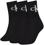Calvin Klein Women's Crew Sock, Bla