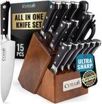 Cutluxe 15-Piece Knife Block Set – 