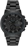 Citizen Eco-Drive Weekender Chronograph Men's Watch, Stainless Steel, Black (Model: CA0295-58E)