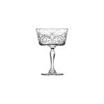 RCR Crystal Glassware Tattoo Champagne Goblet Glasses, 9.5oz, Set of 6