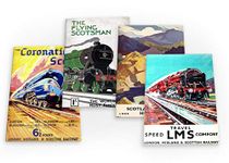 Railway Trains 4 X Fridge Magnets (A)