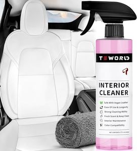 Tesla Seat Cleaner Remover Stain Biodegradable, Safe on White & Black Vegan Leather, Tesla Interior Cleaning Products for Seats, Console, Dash, Tesla Model 3/Y/S/X Accessories for 2025