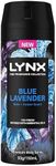 LYNX Deodorant ANTIPERSPIRANT body Spray BLUE LAVENDER 150 ML