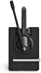 EPOS Impact D 30 Phone - Wireless DECT Dual Ear Headset for Connection to a Desk Phone, Black