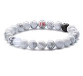 Hot And Bold Bracelet for Unisex Adult (White)