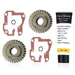 Ohoho 2 Pack 9706529 AP3594375 W11086780 Worm Gear - Compatible with KitchenAid/Whirlpool 5QT and 6QT Stand Mixer - Fits 9703543,9706529,W10916068 ap6048307 WP9706529 Replacement Parts