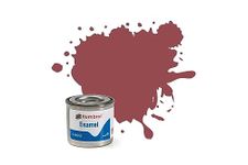 Humbrol Model Paint - AA0802 No 73 Wine - Matt - Tinlet No 1 (14ml), Enamel Paints for Models, Plastic, Metal, Wood, Glass, Ceramics, and More, Enamel Touch Up Paint - Hobby Paint Tin for Craft Kits