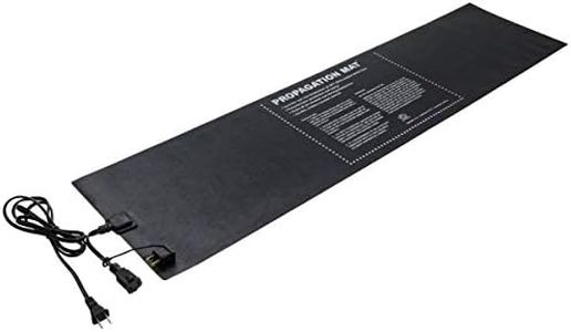 Dirt Genius 19007, 60 W, 12 x 48 Inch, Daisy Chainable UL Listed Propagation Heat Mat, 48x12, Black